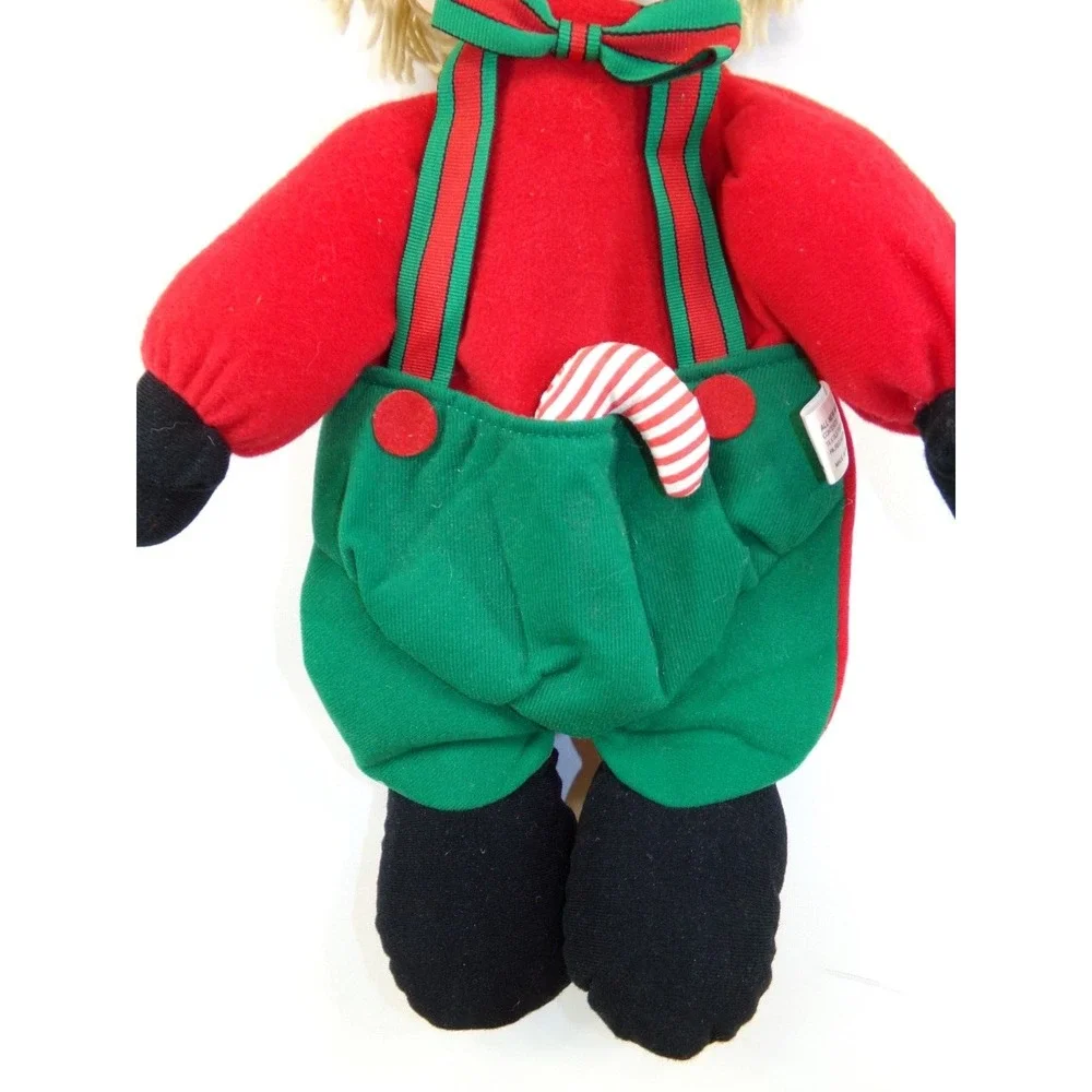 Santas‎ Best Hang 'n Stuff Christmas Stocking Raggedy Doll Vintage Rennoc